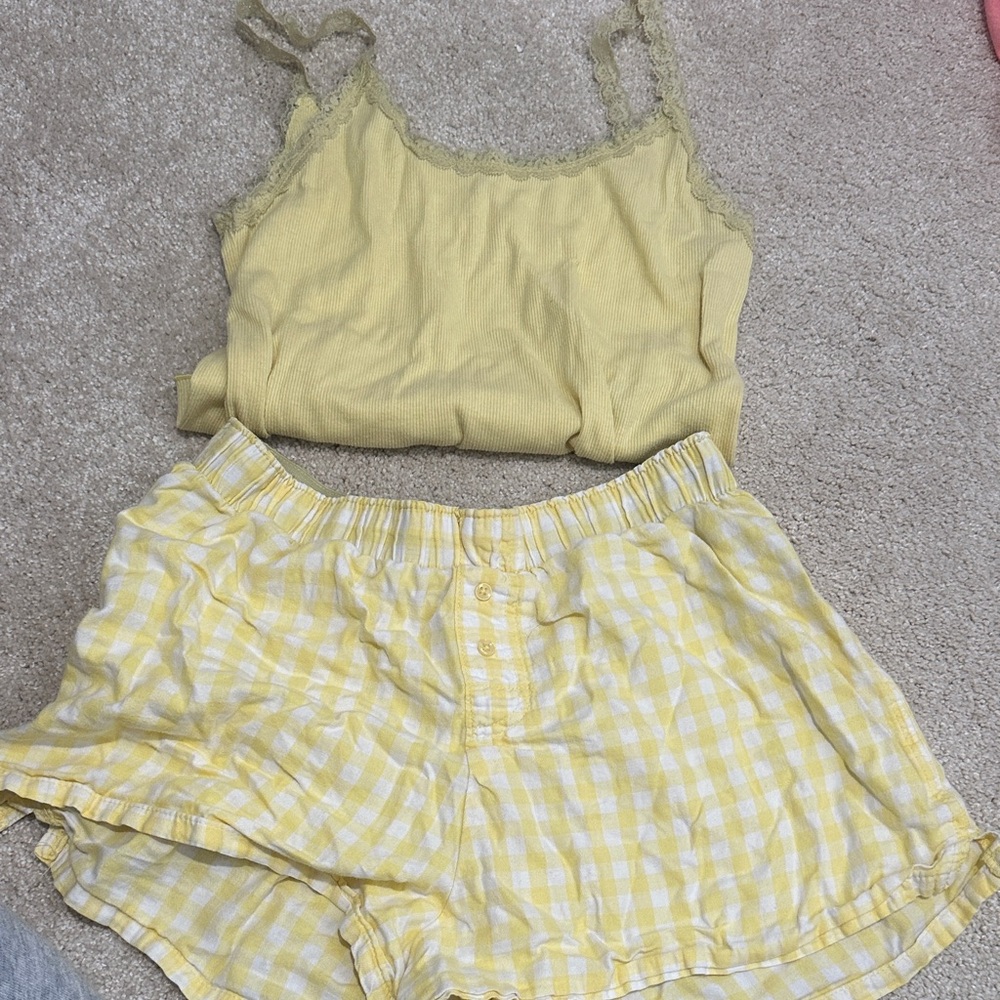 Target Yellow Sleepwear Set